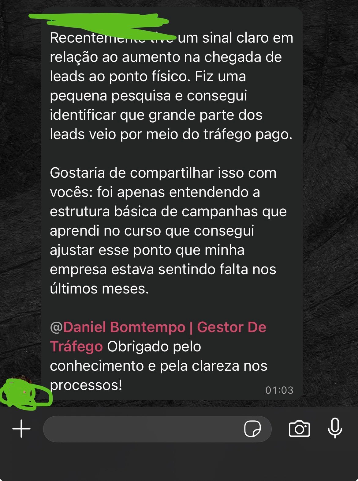 Empresário identifica aumento de leads no ponto físico vindos do tráfego pago